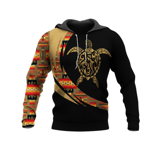 Powwow StoreHD0012229 Pattern Native Pride 3D Hoodie