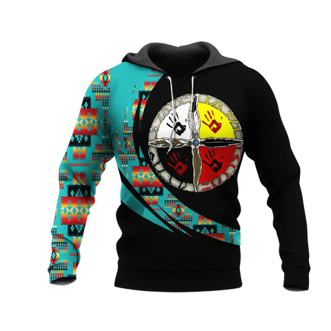Powwow StoreHD0012231 Pattern Native Pride 3D Hoodie