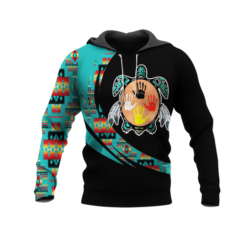 Powwow StoreHD0012234 Pattern Native Pride 3D Hoodie