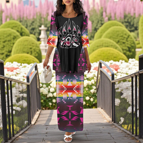 HDB00179 Native American Ladies Two Piece Suit