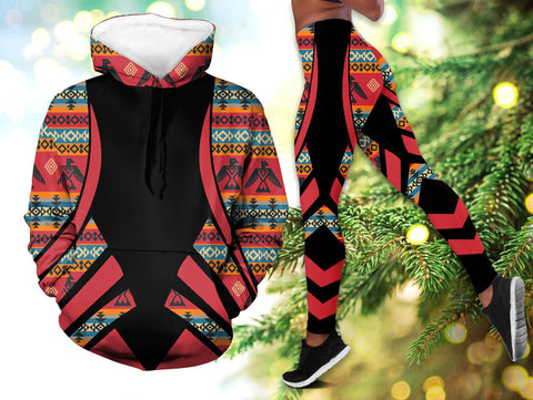 HLS0012775 Pattern Native 3D Hoodie Legging Set