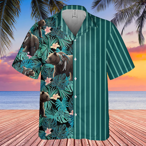 HW250721M03 Native American Hawaiian Shirt 3D