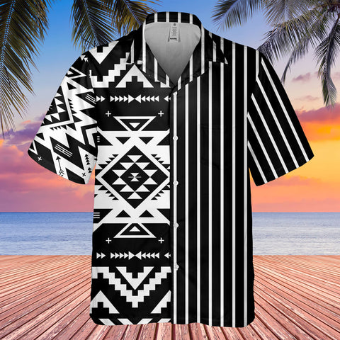 HW250721M07 Native American Hawaiian Shirt 3D