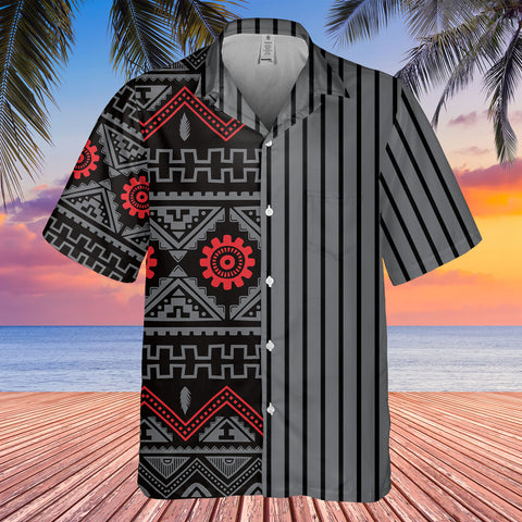 HW250721M08 Native American Hawaiian Shirt 3D