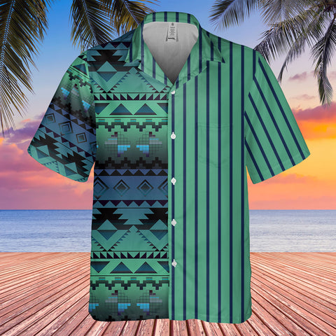 HW250721M09 Native American Hawaiian Shirt 3D