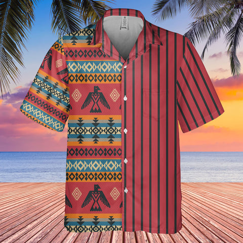 HW250721M10 Native American Hawaiian Shirt 3D