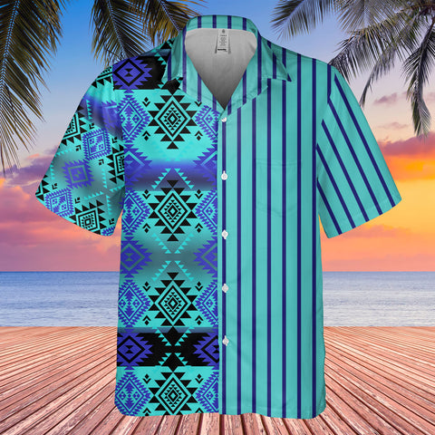 HW250721M11 Native American Hawaiian Shirt 3D