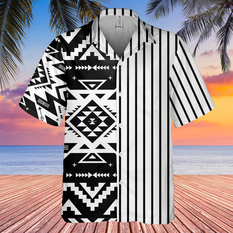 HW250721M13 Native American Hawaiian Shirt 3D