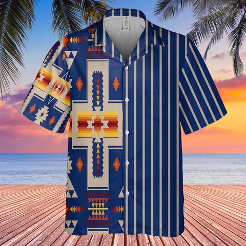 HW250721M14 Native American Hawaiian Shirt 3D