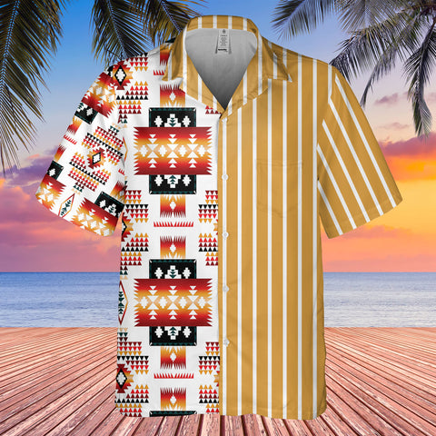 HW250721M18 Native American Hawaiian Shirt 3D