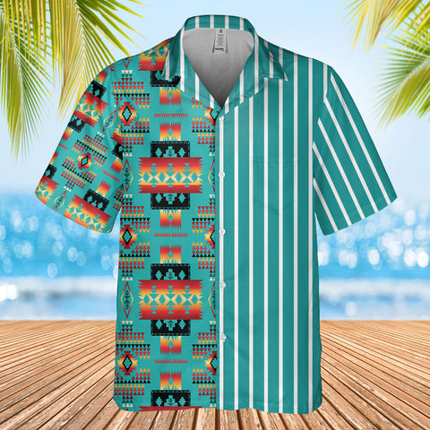 HW250721M19 Native American Hawaiian Shirt 3D