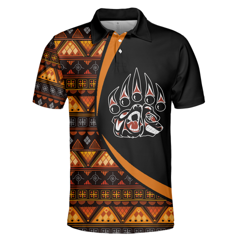 Powwow StorePOLO0017 Native American  Polo TShirt 3D