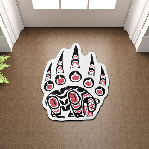 SM250509M10 Bear Clan Native American Shaped Mat