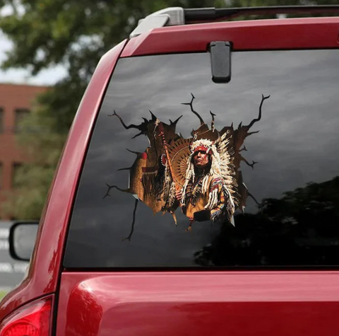 Powwow StoreDC0005  Sticker Native American Design Decal Car Sticker