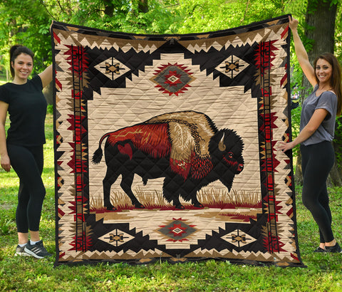 GB-NAT00902 Pattern Native American Premium Quilt