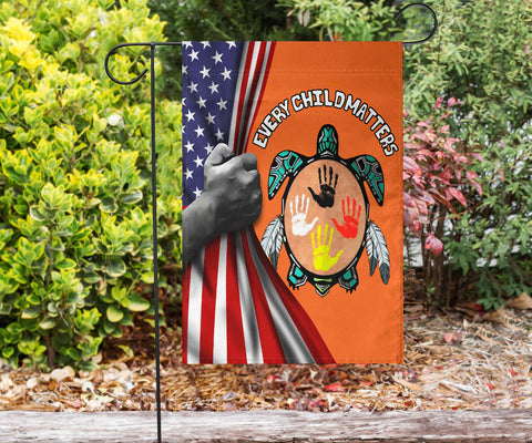 FL0010 Every Child Matter Native Pride Color Flag Decor