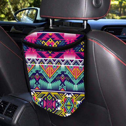 Powwow StoreGBNAT00071 Pattern Native Car Garbage Bag