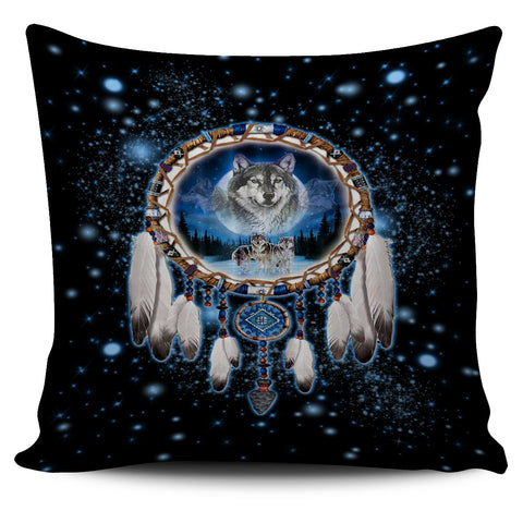 Powwow Store gb nat00010 galaxy dreamcatcher wolf 3d pillow covers