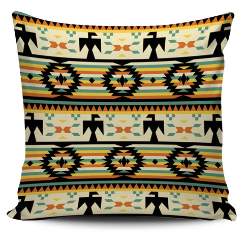 Thunderbirds Yellow Native American Pillow Covers - Powwow Store