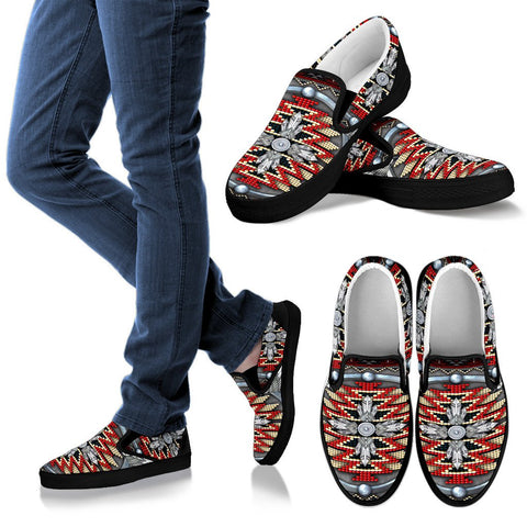 Naumaddic Arts Native American Slip Ons - Powwow Store