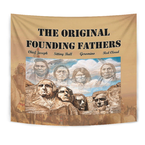 Powwow StoreTPT0008 Founding Fathers Native American Tapestry