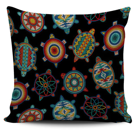 Powwow Store gb nat00042 01 mini turtle black pillow covers