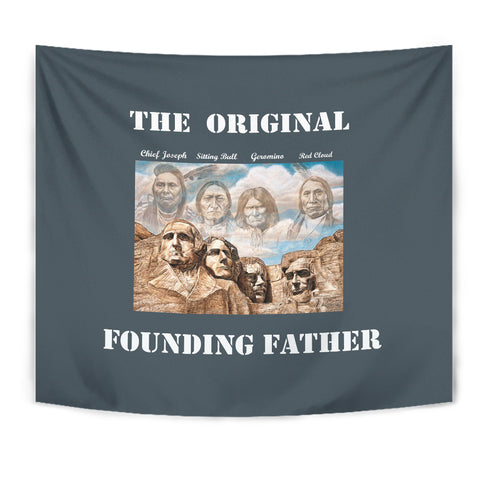 Powwow StoreTPT0001 Founding Fathers Native American Tapestry