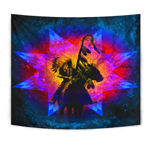 Powwow Store gb nat00097 new native american chief tapestry