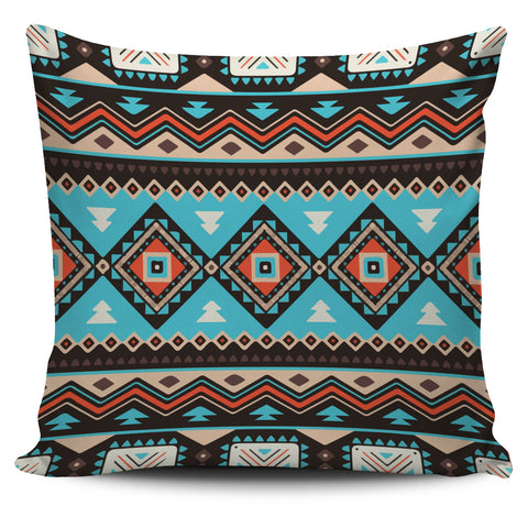 Powwow Store gb nat00319 tribal line shapes ethnic pattern pillow covers