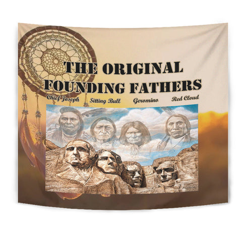 Powwow StoreTPT0009 Founding Fathers Native American Tapestry