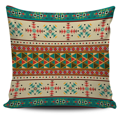 Tribe Borders Pattern Native American Pillow Covers - Powwow Store