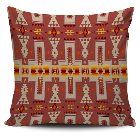 Powwow Store gb nat00062 11 tan tribe design native american pillow cover