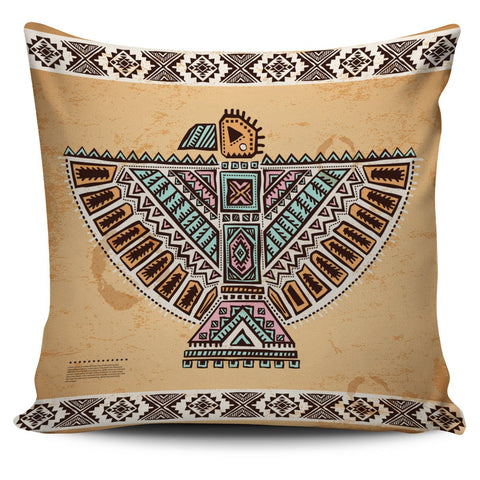Thunderbird Brown Native American Pillow Covers no link - Powwow Store