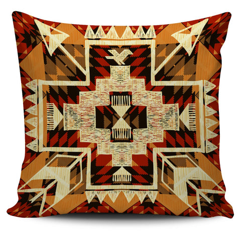 Southwest Yellow Symbol Native American Pillow Covers - Powwow Store
