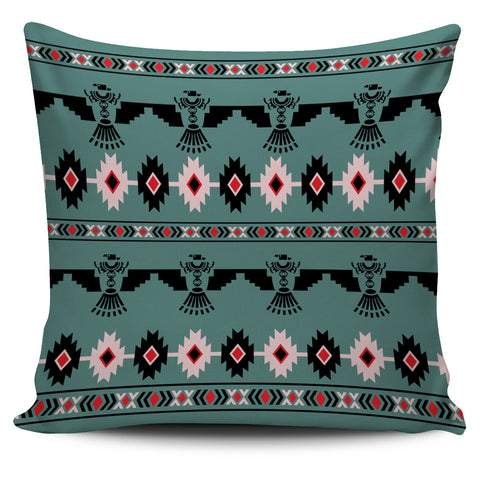 Powwow Store gb nat00312 blue thunder bird pillow covers