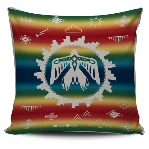 Thunderbird Rainbow Native American Pillow Covers - Powwow Store
