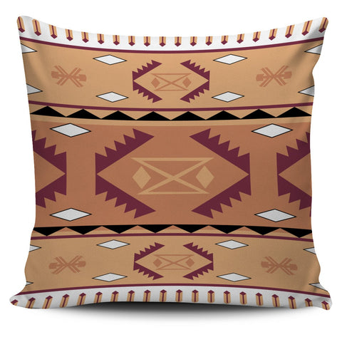 Native Pink Geometric Pattern Native American Pillow Covers - Powwow Store