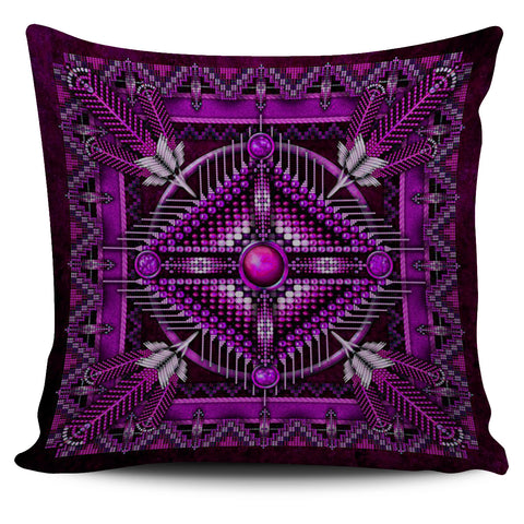 Powwow Store gb nat00023 05 naumaddic arts purple pillow covers