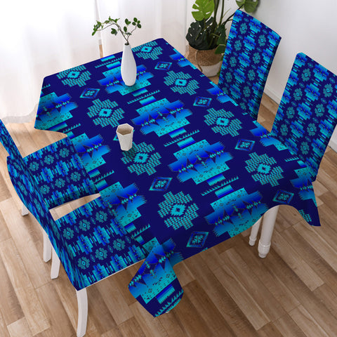 Powwow StoreGBNAT0072013 Tribe Design Native American Tablecloth