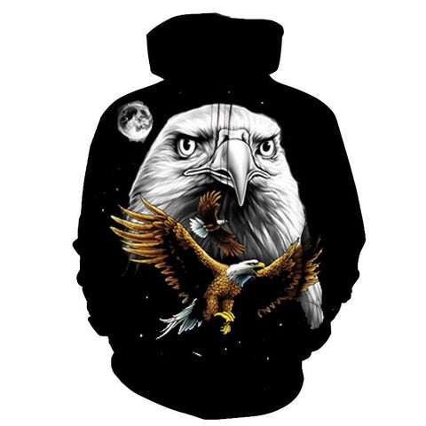 Eagle Native American All Over Hoodie - Powwow Store