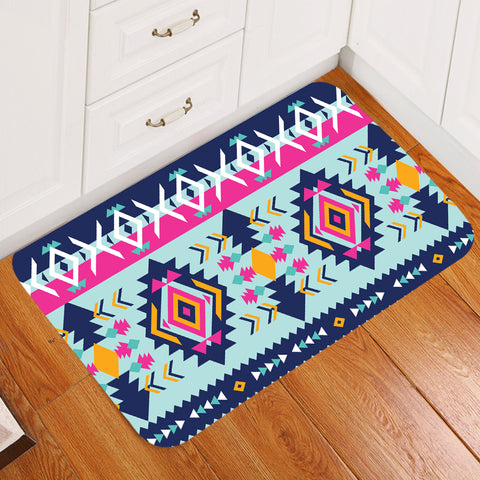 Powwow StoreGBNAT00741 Pattern Tribal Native Doormat
