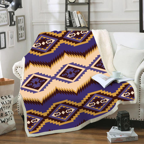 Powwow StoreBLK0060 Pattern Tribal Native Blanket