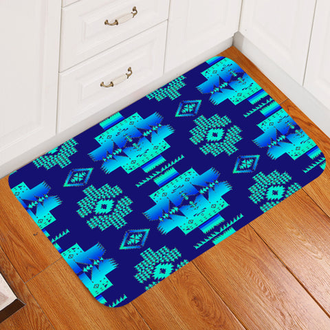 Powwow StoreGBNAT0072012 Pattern Tribal Native Doormat