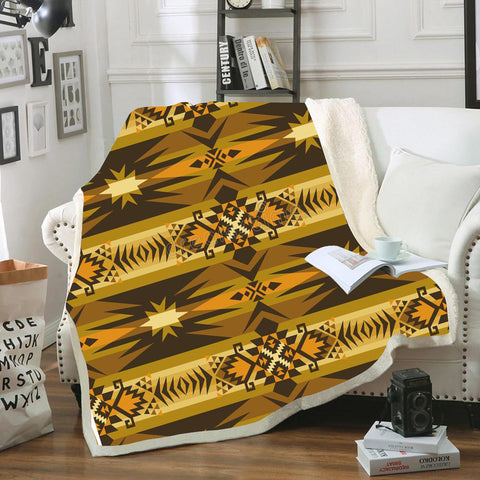 Powwow StoreBLK0056 Pattern Tribal Native Blanket