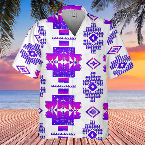 Powwow StoreGBNAT0072010 Pattern Native Hawaiian Shirt 3D
