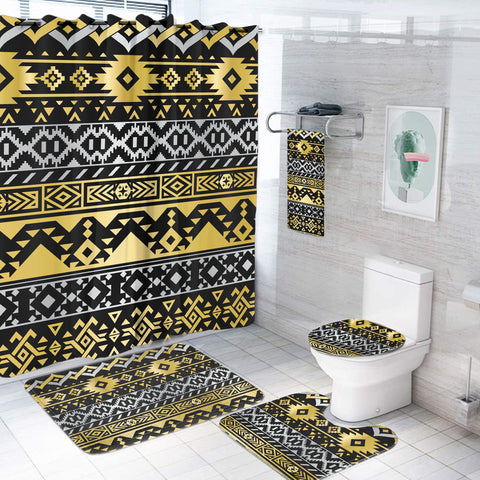 Powwow StoreBS00032 Pattern Native American Bathroom Set