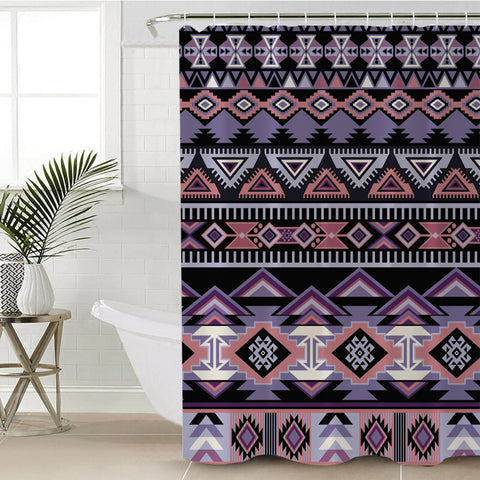 Powwow Store gb nat00593 ethnic pattern shower curtain