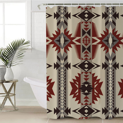 Powwow Store gb nat00594 geometric seamless pattern shower curtain