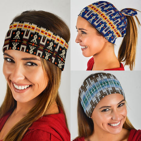 Powwow Store tribe border native american prints bandana 3 pack