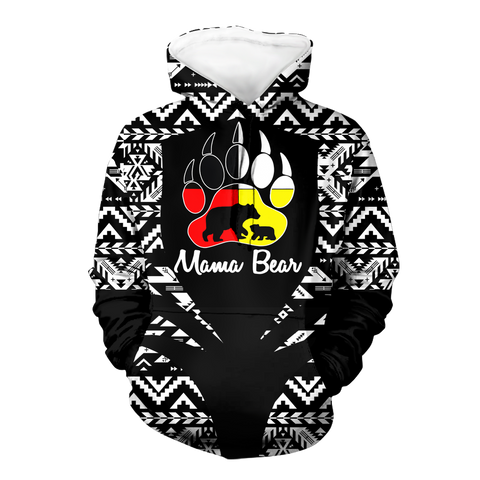 Powwow StoreHD000316 Pattern Native Pride 3D Hoodie